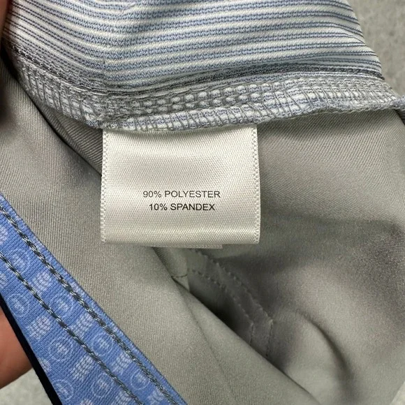 Peter Millar Crown Sport Pants Mens 38x32 Grey Camo Performance Stretch Golf NWT